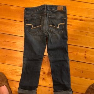 American Eagle Jean Capris